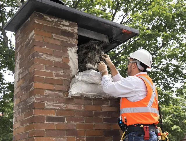 Humane removal of debris and animals by Cimarron Hills Chimney Sweep in Cimarron Hills, CO