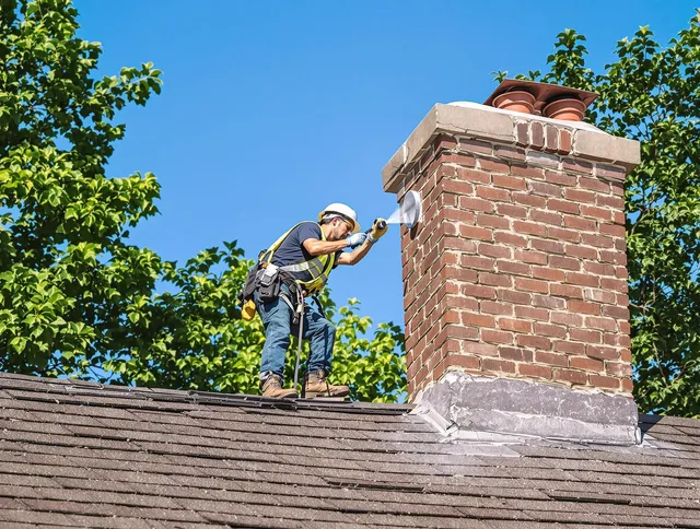 Cimarron Hills Chimney Sweep performing an inspection with advanced tools in Cimarron Hills, CO