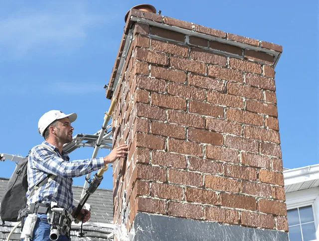 Brickwork for a chimney rebuild by Cimarron Hills Chimney Sweep in Cimarron Hills, CO