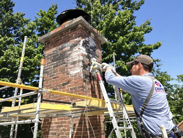 Structural chimney repair by Cimarron Hills Chimney Sweep in Cimarron Hills, CO