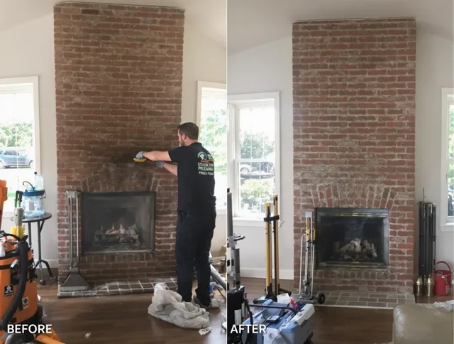 Finished chimney sweeping service by Cimarron Hills Chimney Sweep in Cimarron Hills, CO