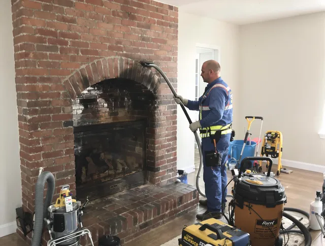 Cimarron Hills Chimney Sweep expert performing detailed chimney sweep in Cimarron Hills, CO