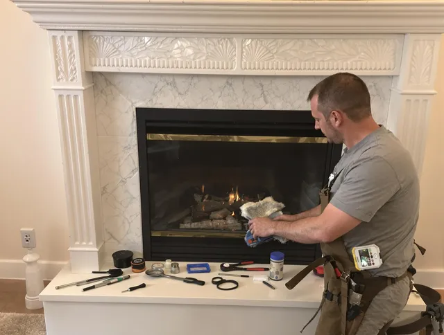 Cimarron Hills Chimney Sweep performing fireplace maintenance in Cimarron Hills, CO
