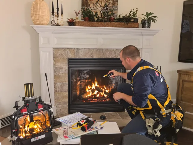 Safety-focused fireplace inspection by Cimarron Hills Chimney Sweep in Cimarron Hills, CO