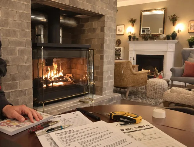 Cimarron Hills Chimney Sweep verifying fireplace safety measures in Cimarron Hills, CO